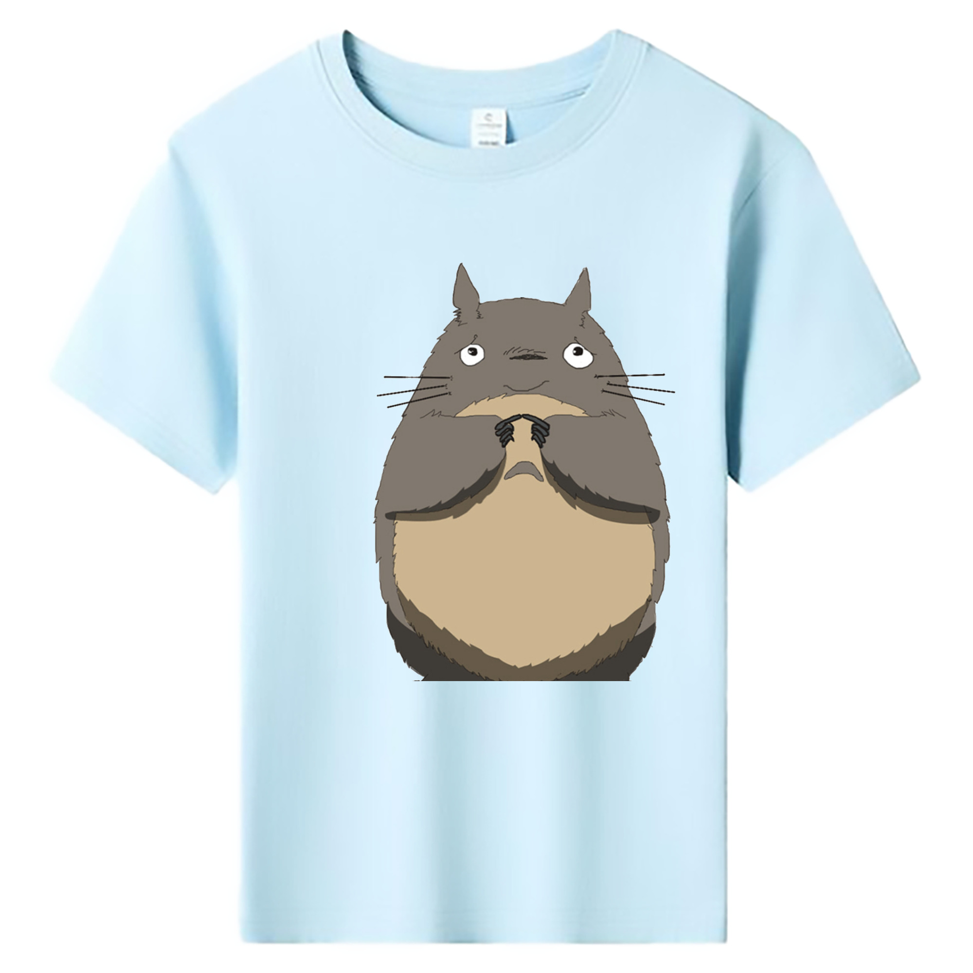 （画像用） となりのトトロ 草壁メイ 草壁サツキ My Neighbor Totoro Satsuki Kusakabe Mei Kusakabe 綿100％キッズTシャツ（フロントプリント）